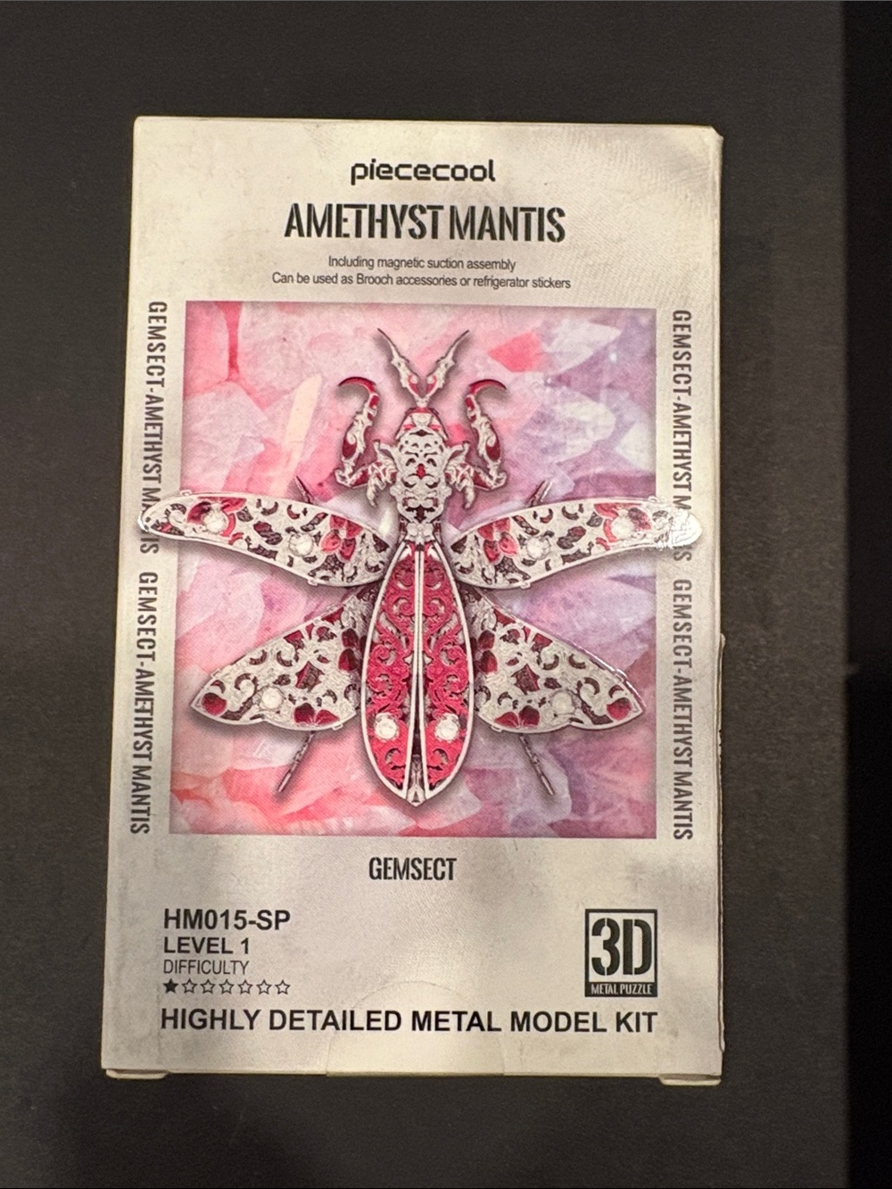 Silver Metal 3D Insect Model Kits - Assorted Colors - Picture 2 of 7